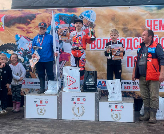 Награждение в Вологде, Hawks Team MX